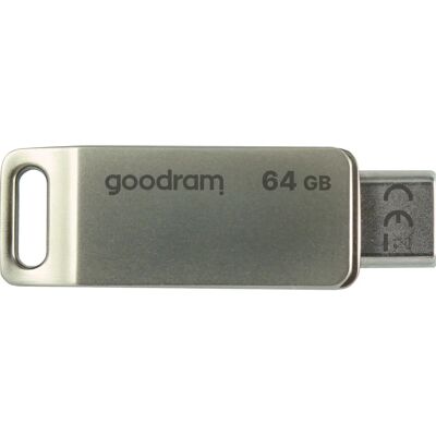 Goodram ODA3 64GB USB-Stick - USB Typ-C & A, Metall Goodram ODA3 64GB USB-Stick - USB Typ-C & A, Metall