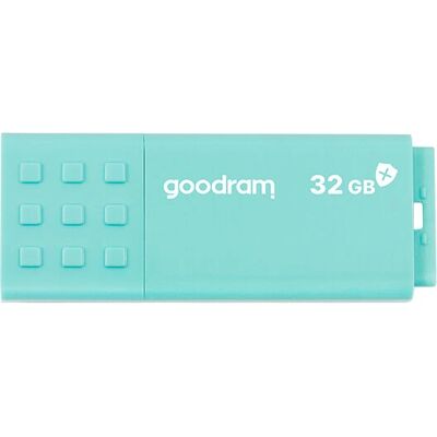 Goodram UME3 32GB USB 3.2 Gen 1 muistitikku - Turkoosi Goodram UME3 32GB USB 3.2 Gen 1 muistitikku - Turkoosi