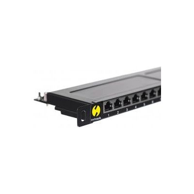 Netrack 104-13 Patch Panel - 24 Anschlüsse - Rackmontage - Schwarz Netrack 104-13 Patch Panel - 24 Anschlüsse - Rackmontage - Schwarz