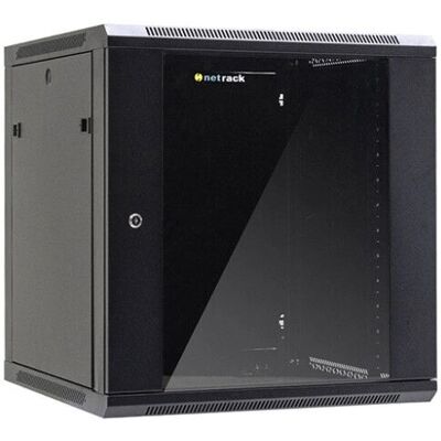 Netrack 019-120-66-022 Wand- und Hängeschrank - 12U, Schwarz Netrack 019-120-66-022 Wand- und Hängeschrank - 12U, Schwarz