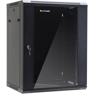Netrack 019-150-645-022 Wandmontierter Serverschrank - 15U Schwarz Netrack 019-150-645-022 Wandmontierter Serverschrank - 15U Schwarz
