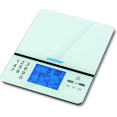 Zelmer ZKS1460 Bilancia da Cucina Elettronica - 5kg Bianca Zelmer ZKS1460 Bilancia da Cucina Elettronica - 5kg Bianca