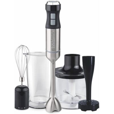 Frullatore a immersione Zelmer - 1800W, Lame in titanio, Velocità variabile Frullatore a immersione Zelmer - 1800W, Lame in titanio, Velocità variabile