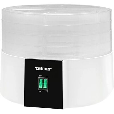 Zelmer ZFD1010 Dörrautomat - 520W, 4 Gitter, Schwarz/Weiß Zelmer ZFD1010 Dörrautomat - 520W, 4 Gitter, Schwarz/Weiß