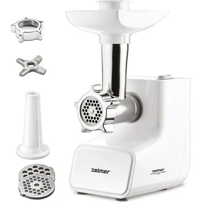 Zelmer ZMM3511B Weiß Silber Fleischwolf - 1500 W Zelmer ZMM3511B Weiß Silber Fleischwolf - 1500 W