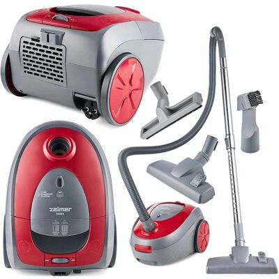 Zelmer Tadek Zvc261 Work na kurz - 800 W, 2,5 L, Czerwony Zelmer Tadek Zvc261 Work na kurz - 800 W, 2,5 L, Czerwony