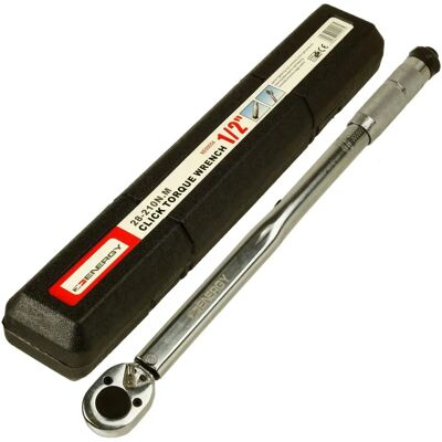 ENERGY Modell NE00054 Drehmomentschlüssel - 1/2 Zoll, 40-210Nm, Kunststoffkoffer ENERGY Modell NE00054 Drehmomentschlüssel - 1/2 Zoll, 40-210Nm, Kunststoffkoffer