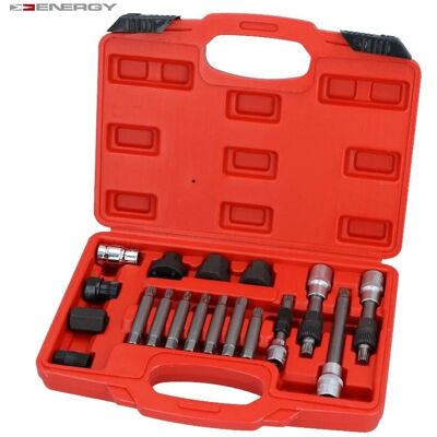 Kit de Ferramentas NE00086 para Alternador - 18 Ferramentas, Estojo de Plástico, Aço Cromo-Vanádio Kit de Ferramentas NE00086 para Alternador - 18 Ferramentas, Estojo de Plástico, Aço Cromo-Vanádio