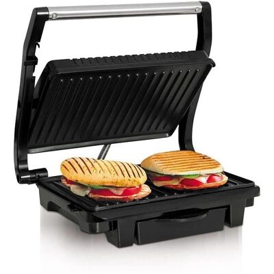 Viking Choice Contactgrill - Broodrooster - 1000W - Antiaanbaklaag - RVS Viking Choice Contactgrill - Broodrooster - 1000W - Antiaanbaklaag - RVS