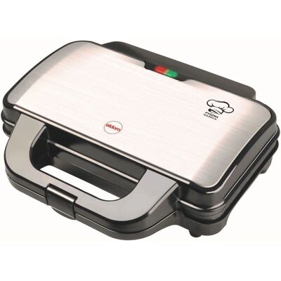 Viking Choice Waffeleisen - 1000W - für 2 große Waffeln - Edelstahl Viking Choice Waffeleisen - 1000W - für 2 große Waffeln - Edelstahl