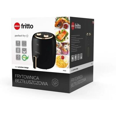 Eldom FR35 - Schwarz Grau - Heißluftfritteuse Eldom FR35 - Schwarz Grau - Heißluftfritteuse
