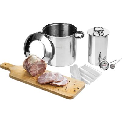 Browin - Modell 313016 - Wasser Mantel Wurstmaschine - Fleisch Pökelsystem Browin - Modell 313016 - Wasser Mantel Wurstmaschine - Fleisch Pökelsystem