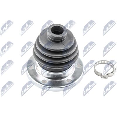 NTY CV Suojakotelo - 100mm, Kannen ja Clampsien kanssa - Sopii Audi & Seat NTY CV Suojakotelo - 100mm, Kannen ja Clampsien kanssa - Sopii Audi & Seat