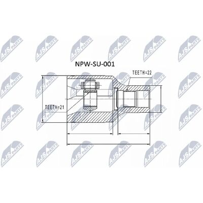 Nty NPW-001 Antriebswellengelenk Satz für Suzuki Baleno I Nty NPW-001 Antriebswellengelenk Satz für Suzuki Baleno I