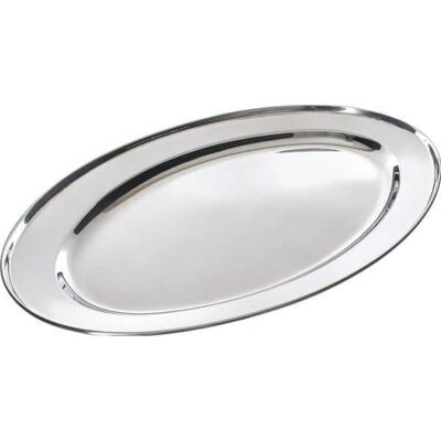 Plateau de service en acier inoxydable King Hoff - 30cm - Publicité Plateau de service en acier inoxydable King Hoff - 30cm - Publicité
