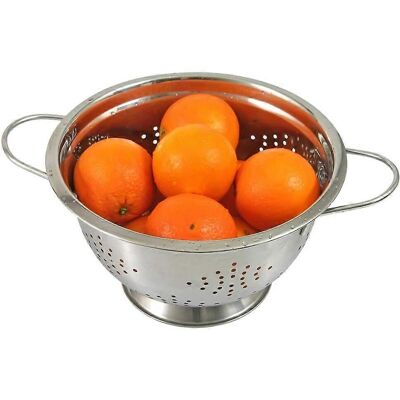 Kinghoff Hluboký Nerezový Cedník 28cm s Rukojetí - Kuchyňské Nářadí Kinghoff Hluboký Nerezový Cedník 28cm s Rukojetí - Kuchyňské Nářadí
