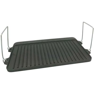 Kinghoff Kh-1262 - Dwustronna żeliwna płyta grillowa - 44cm Kinghoff Kh-1262 - Dwustronna żeliwna płyta grillowa - 44cm