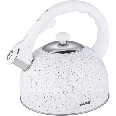 Hervidor de mármol Kinghoff 2.6L con silbato - Utensilios de cocina Hervidor de mármol Kinghoff 2.6L con silbato - Utensilios de cocina
