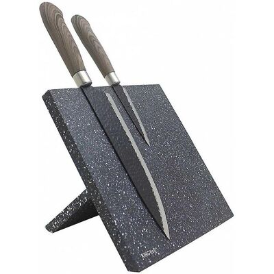 Kinghoff Magnetischer Messerblock - Schwarz, 21,5cm Kinghoff Magnetischer Messerblock - Schwarz, 21,5cm