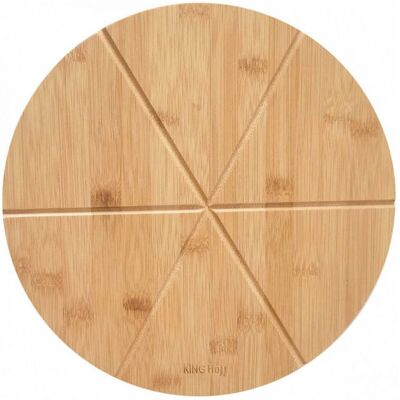 Πιατέλα πίτσας από μπαμπού Kinghoff - 35cm - Δίσκος σερβιρίσματος Πιατέλα πίτσας από μπαμπού Kinghoff - 35cm - Δίσκος σερβιρίσματος