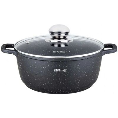 Kinghoff King Hoff Marmorschüssel - Kochtopf für gesunde Zubereitung - 16cm - 1,3L Kinghoff King Hoff Marmorschüssel - Kochtopf für gesunde Zubereitung - 16cm - 1,3L