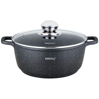 Kinghoff Marmorkochgeschirr mit Antihaftbeschichtung - 5,6L Ø26cm Kinghoff Marmorkochgeschirr mit Antihaftbeschichtung - 5,6L Ø26cm