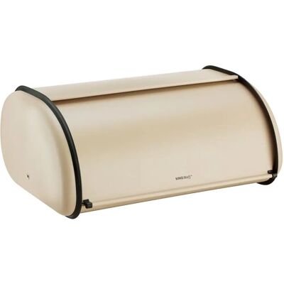 Kinghoff Brotkasten - Edelstahl, Beige, 44cm - Brotkiste Kinghoff Brotkasten - Edelstahl, Beige, 44cm - Brotkiste
