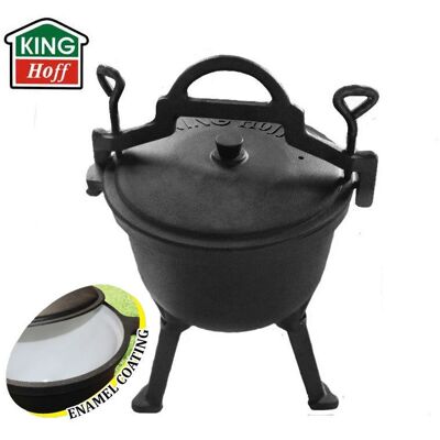 Kinghoff KH 2243 - Σκεύος κυνηγίου από γκρίζο χυτοσίδηρο 10L Kinghoff KH 2243 - Σκεύος κυνηγίου από γκρίζο χυτοσίδηρο 10L