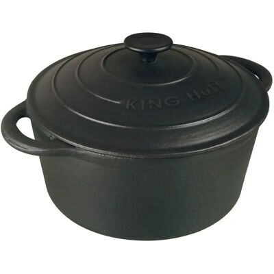 Kinghoff Cocotte en fonte - 4L - Publicité Kinghoff Cocotte en fonte - 4L - Publicité