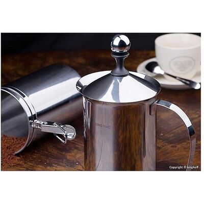Kinghoff 8099 - Silber - Milchaufschäumer Kinghoff 8099 - Silber - Milchaufschäumer