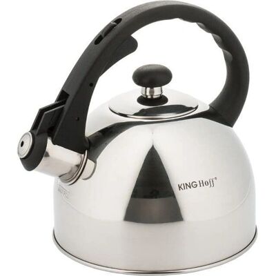 KING HOFF Edelstahlkessel mit Pfeife - 1,5L KING HOFF Edelstahlkessel mit Pfeife - 1,5L