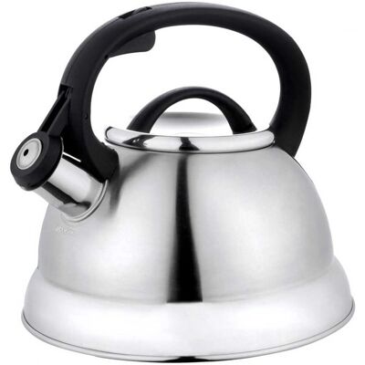 Bouilloire en Acier Satiné Argenté Kinghoff - 2,2L - Publicité Bouilloire en Acier Satiné Argenté Kinghoff - 2,2L - Publicité