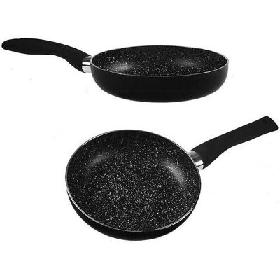 Kinghoff Pfanne mit Marmor-Beschichtung - 26cm - Antihaft, Induktion Kinghoff Pfanne mit Marmor-Beschichtung - 26cm - Antihaft, Induktion
