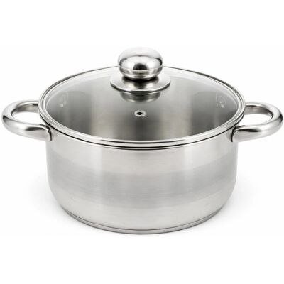 Kinghoff Edelstahltopf mit Deckel 14cm - 1L Kinghoff Edelstahltopf mit Deckel 14cm - 1L