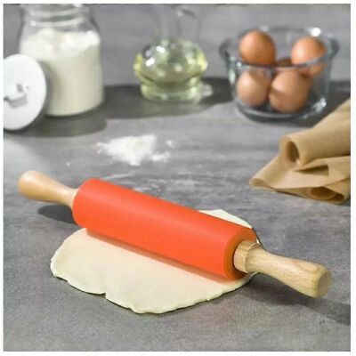 Kinghoff Silikon-Rollholz 48cm - Antihaft, hitzebeständig Kinghoff Silikon-Rollholz 48cm - Antihaft, hitzebeständig