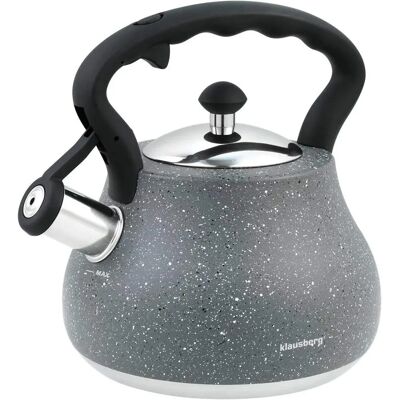 Klausberg 2,7L Edelstahl Wasserkocher mit Pfeife - Wasserkocher Klausberg 2,7L Edelstahl Wasserkocher mit Pfeife - Wasserkocher