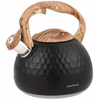 Klausberg KB-7562 Schwarzer 2,8L Wasserkocher - mit Pfeife Klausberg KB-7562 Schwarzer 2,8L Wasserkocher - mit Pfeife