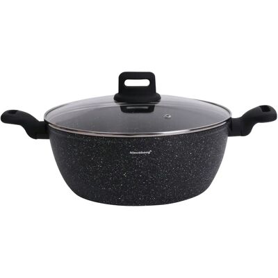 Ustensiles de cuisson revêtus de marbre Klausberg - 28cm - 7,7L - Publicité Ustensiles de cuisson revêtus de marbre Klausberg - 28cm - 7,7L - Publicité