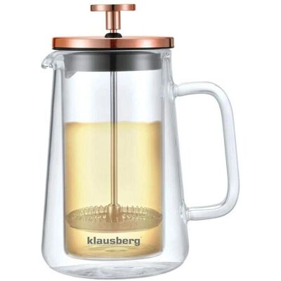 Klausberg French Press Machine à Café/Thé - 350ml - Publicité Klausberg French Press Machine à Café/Thé - 350ml - Publicité