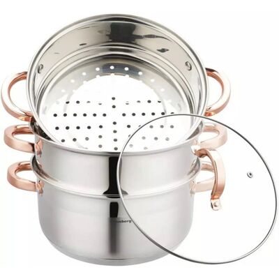 Klausberg - KB 7735 - 24 cm - 5 L - Σκεύος ατμού σετ Klausberg - KB 7735 - 24 cm - 5 L - Σκεύος ατμού σετ