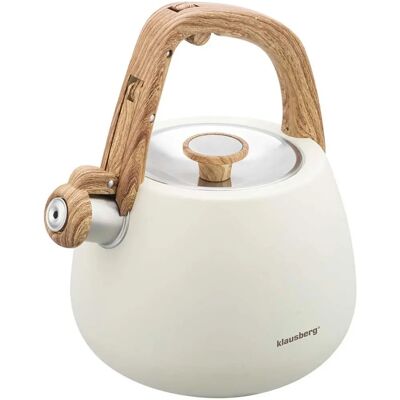 Klausberg 2,5 l Edelstahl-Kanne - Pfeifen, Induktion Klausberg 2,5 l Edelstahl-Kanne - Pfeifen, Induktion