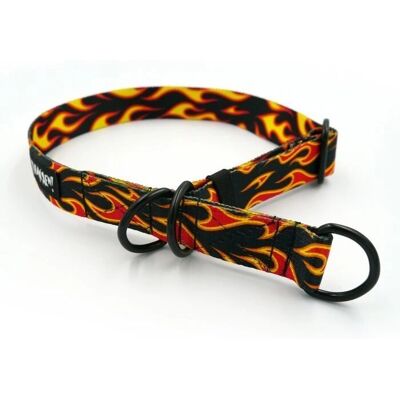 Psiakrew - Dog On Fire - 2,5 cm szer. - Czarny hardware - Obroża Psiakrew - Dog On Fire - 2,5 cm szer. - Czarny hardware - Obroża
