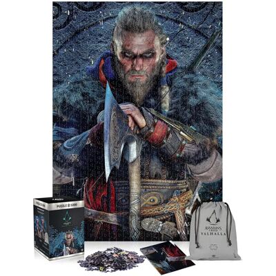 Puzzle Eivor de Nordic Games - 1000 Pièces - Assassin's Creed Valhalla - Publicité Puzzle Eivor de Nordic Games - 1000 Pièces - Assassin's Creed Valhalla - Publicité