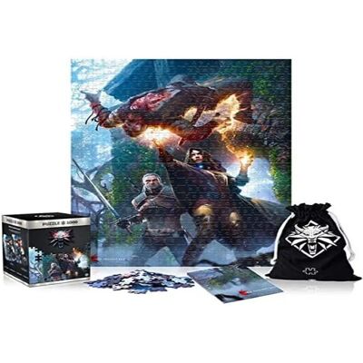Geralt Yennefer The Witcher 1000 Stück Puzzle - Puzzle Geralt Yennefer The Witcher 1000 Stück Puzzle - Puzzle