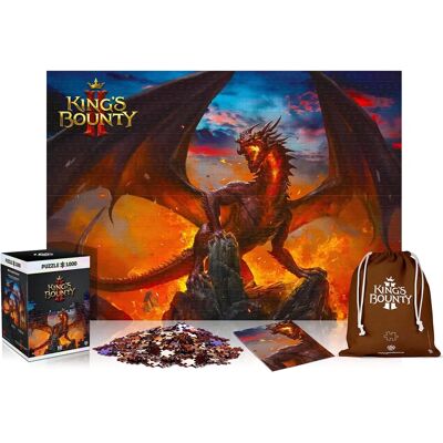 GoodLoot Puzzle King's Bounty II: Drak - 1000 dílků Puzzle GoodLoot Puzzle King's Bounty II: Drak - 1000 dílků Puzzle