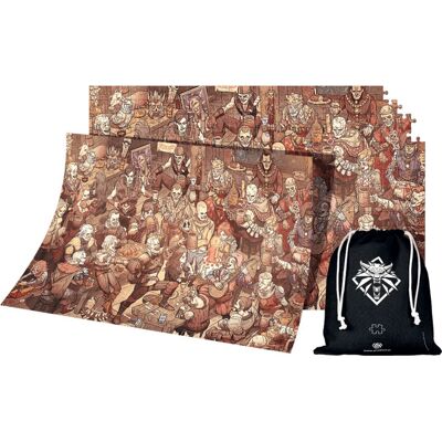 Good Loot The Witcher: Puzzle urodzinowe - 1000 elementów - Puzzle Good Loot The Witcher: Puzzle urodzinowe - 1000 elementów - Puzzle
