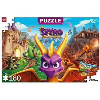 Puzzle Spyro Reignited Trilogy - 160 pezzi - Videogioco Puzzle Spyro Reignited Trilogy - 160 pezzi - Videogioco
