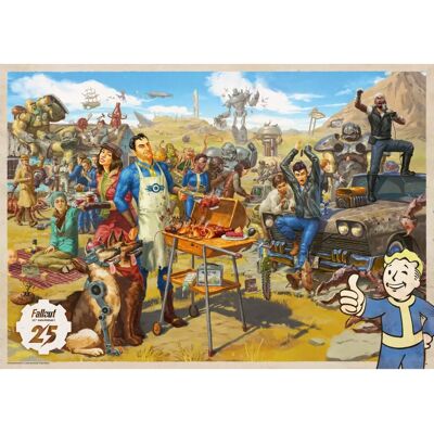Puzzle Fallout 25. Rocznica - 1000 Elementów - Good Loot Puzzle Fallout 25. Rocznica - 1000 Elementów - Good Loot