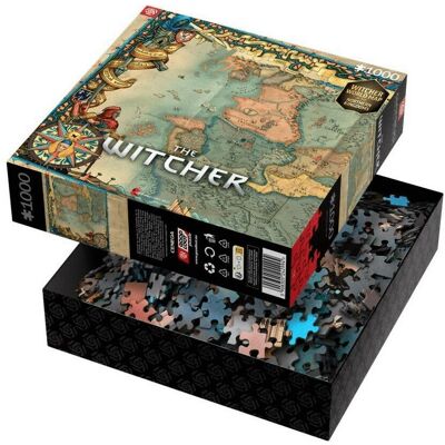 Good Loot The Witcher: Nordkönigreich-Karte Puzzle - 1000 Stücke Good Loot The Witcher: Nordkönigreich-Karte Puzzle - 1000 Stücke