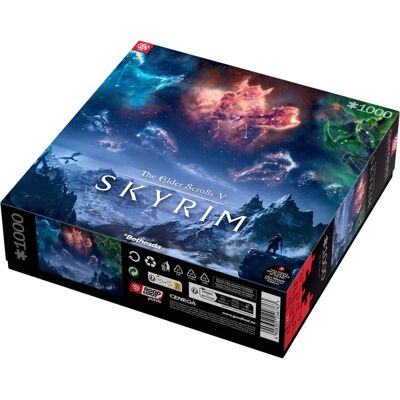 Puzzle Skyrim - 1000 pièces - Jeu de rôle - Publicité Puzzle Skyrim - 1000 pièces - Jeu de rôle - Publicité
